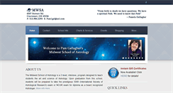 Desktop Screenshot of midwestschoolofastrology.com